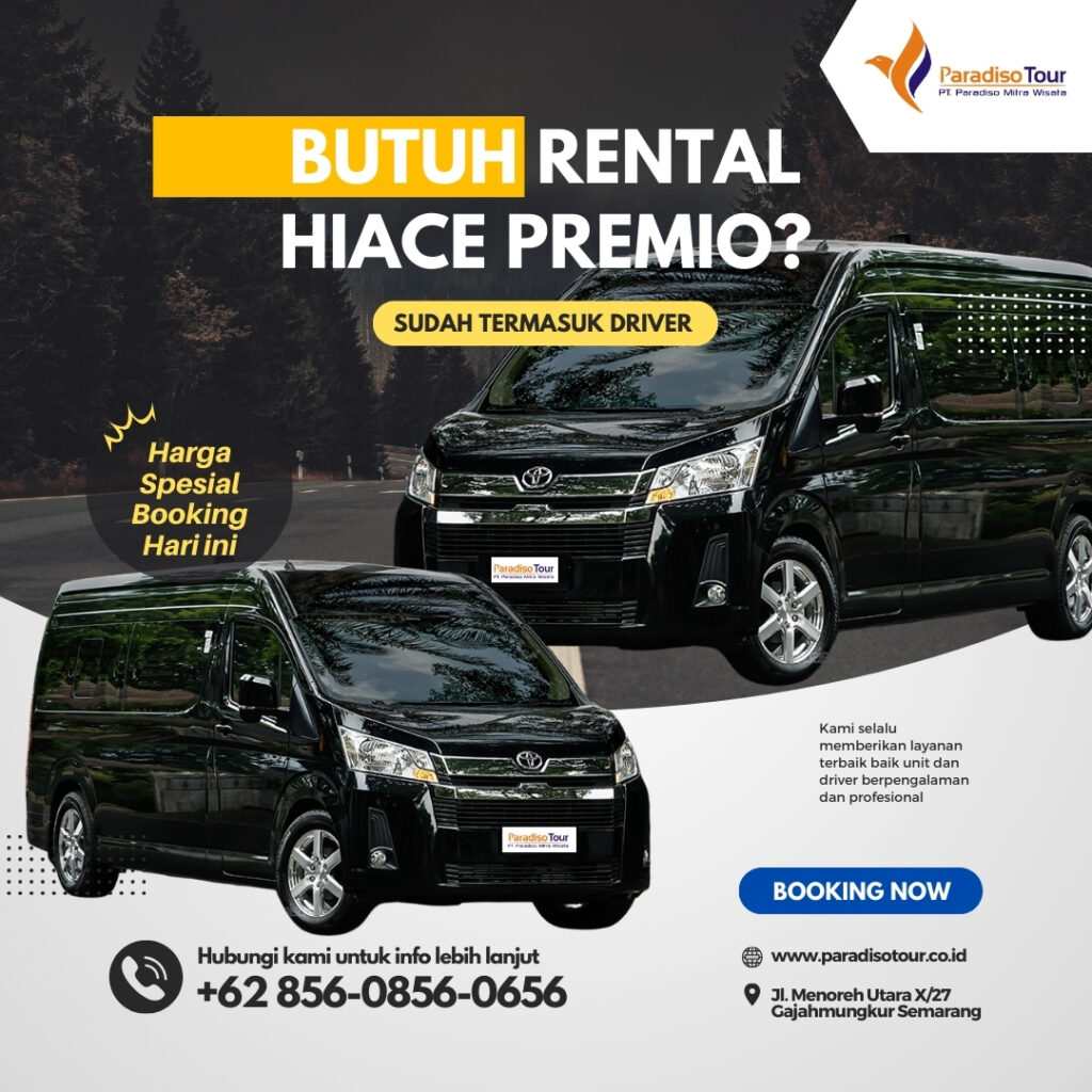 sewa hiace premio semarang
