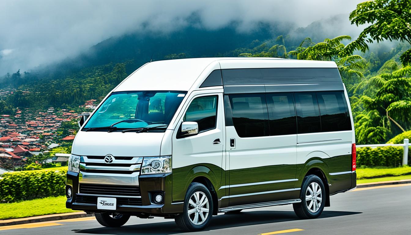 sewa hiace pariwisata pekalongan